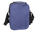 Чоловіча текстильна сумка  DHS-22Blue синя, фото 4