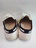 Мокасини B&G білі туфлі 25-15.5, фото 4