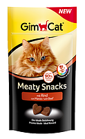 Ласощі для кішок GimCat Gimborn Meaty Snacks снеки з яловичиною, 35 г