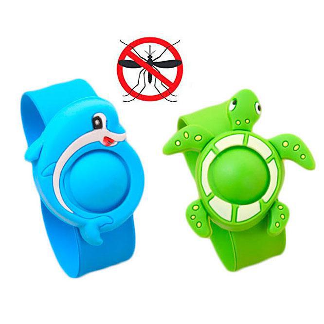 Дитячий браслет від комарів Moskitek (Є ТІЛЬКИ ДЕЛЬФІН), фото 1