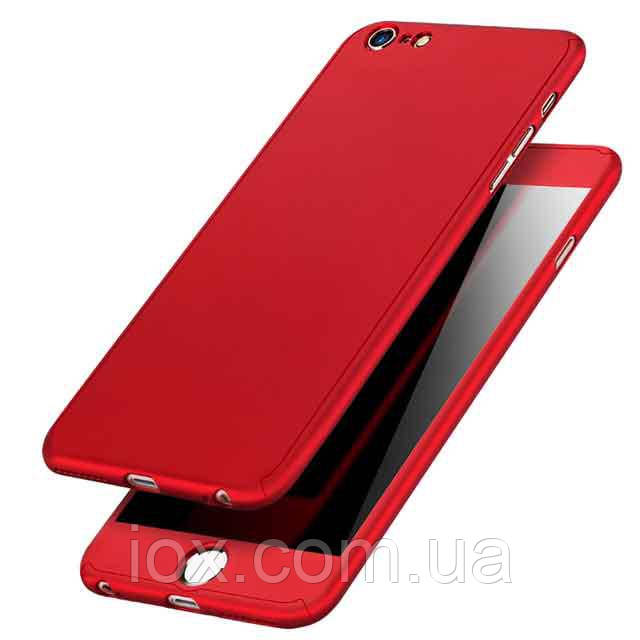 Чохол-бампер з загартованим склом Protect case 360 для iPhone 7Plus/8Plus 5.5"