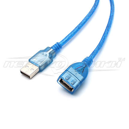 Кабель подовжувач USB 2.0 AM - AF(хороша якість), 0.3 м, фото 2
