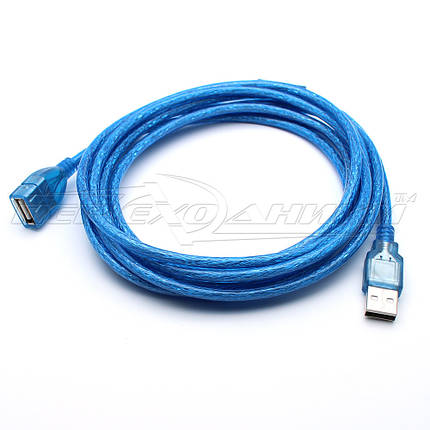 Кабель подовжувач USB 2.0 AM — AF з феритом (добрякова якість), 1.8 м, фото 3