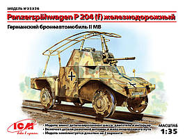 Panzersphwagen P 204 (f) залізничний, Німецький бронеавтомобіль ІІ МВ. 1/35 ICM 35376
