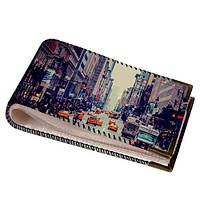 Візитниця для пластикових карт New York street 10,5х6,5 см (VZK_16A046_BL)