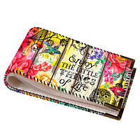 Візитниця для пластикових карт Enjoy the little things of life 10,5х6,5 см (VZK_16A056_BL)