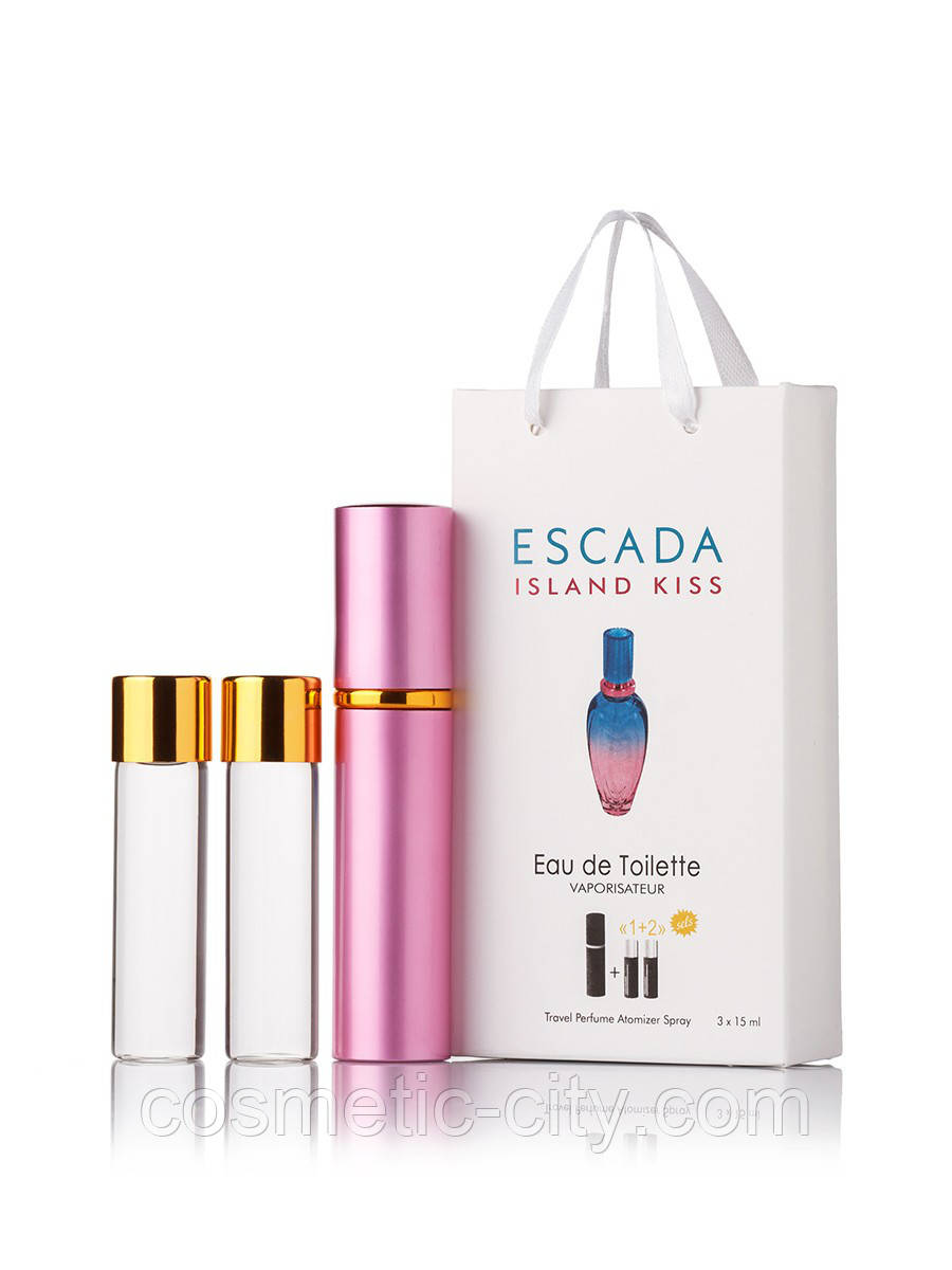 Мініпарфуми Escada Island Kiss (Ескада Айленд Кіс), 3*15 мл