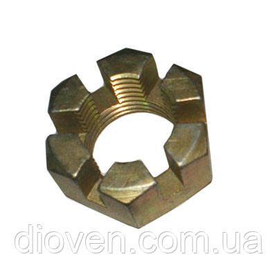 Гайка М24х2-15 корончаста, пальця кермового КрАЗ, МАЗ, 4595531521 (Арт. 251035-П29)