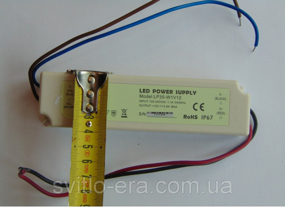 Блок питания LED LP-35-2.91А W1V12 IP67 - фото 1 - id-p554667044