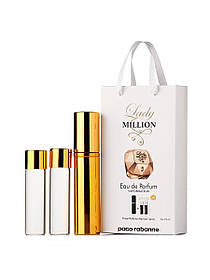 Міні-парфуми Paco Rabanne Lady Million (Пако Рабанн Леді Мільйон), 3*15 мл