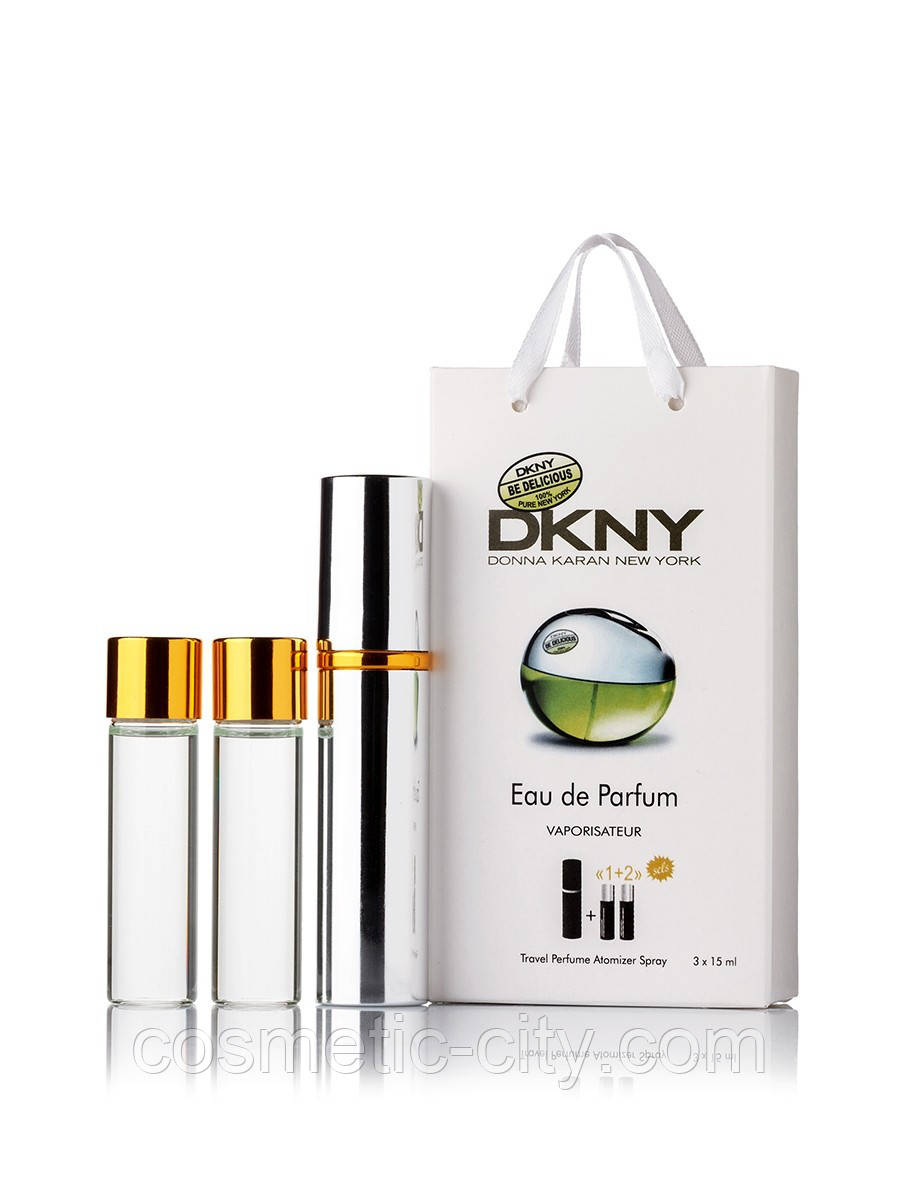 Мініпарфуми Donna Karan DKNY Be Delicious (Донна Каран Бі Делішес), 3*15 мл
