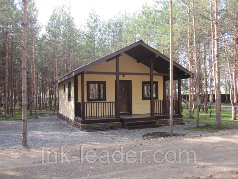 Дерев'яний каркасний будинок 56 м2