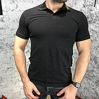 Футболка мужская Gucci Cotton Polo 18527 черная