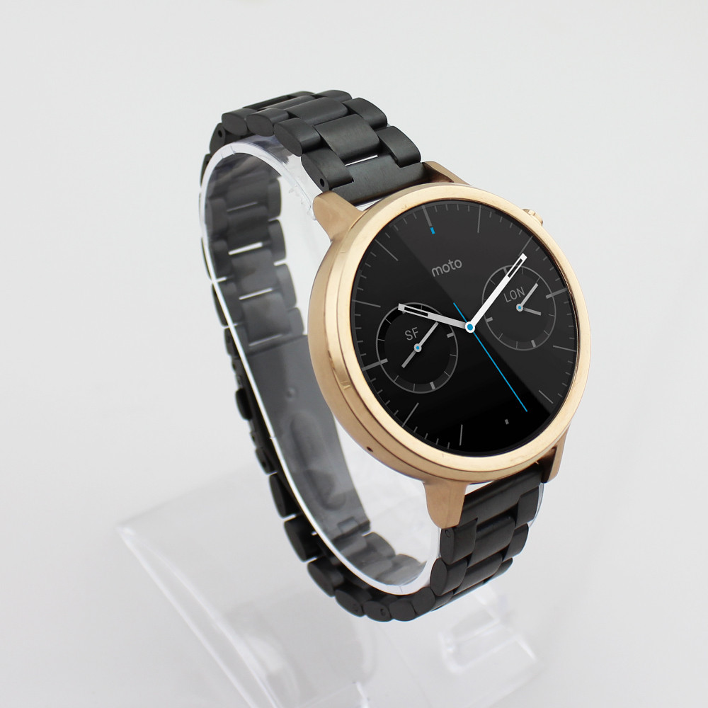 Металевий ремінець для годинника Motorola Moto 360 2nd gen (46mm) - Black