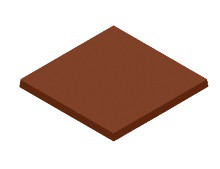 Форма для шоколаду Квадрат Chocolate World 1000L32