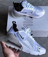 Кроссовки Nike Air Max 270 All White. Топ качество! Живое фото (топ ААА+)