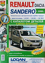 RENAULT SANDERO  
DACIA SANDERO  
Моделі з 2008 року 
Посібник з ремонту • Каталог деталей