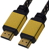 Шнур HDMI (штекер-штекер), v.1.3, "позолоченный", диам.-7мм, с фильтрами, в блистере, 2м, COMP