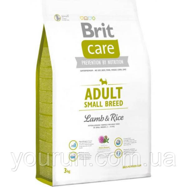 Brit Care (Брит Кеа) Adult Small Breed Lamb & Rice Корм для взрослых ...