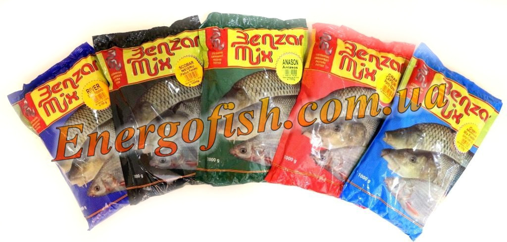 Принада Benzar Mix 1кг Mussel Мідія