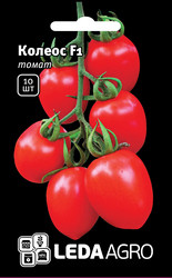 Насіння томату Колеос F1, 10 шт., високорослого, ТМ "ЛедаАгро"
