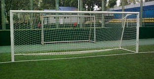 Сітка футбольна*Шкільна* на ворота з дугами Комірка 120 х 120 мм. Д-р. шн. 4.5 мм.