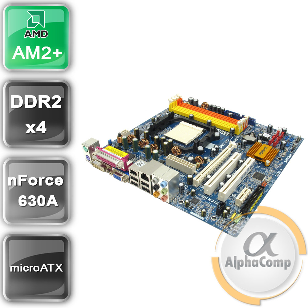 Материнская плата Asrock ALiveNF7G-HDReady (AM2+/nForce 630A/4xDDR2) БУ ...