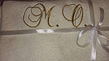 Рушник банний 70x140 з вишивкою "Містер і місіс", Mr&Mrs. Рушник 1 шт., фото 5