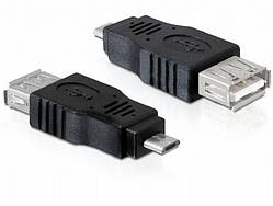 Адаптер Перехідник OTG USB2.0 (мама) на MicroUSB (тато)