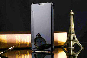 Чорний дзеркальний преміум чохол-книжка Samsung Galaxy A5 (2017) / A520