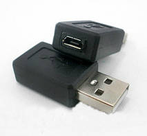 Адаптер Перехідник USB2.0 (тато) на MicroUSB (мама)