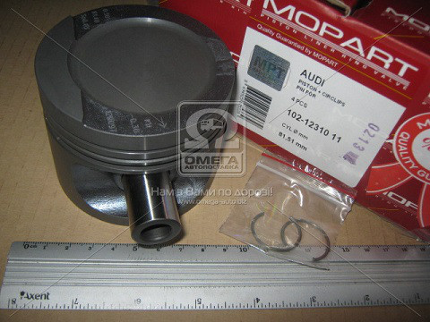 Поршень двигуна Volkswagen PASSAT Фольксваген Пассат (32B) 81,51 ABM / ABN / PN 1,6 (пр-во Mopart)
