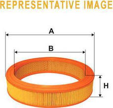 Фільтр повітряний ВАЗ 2101-2107, 2108-09 (карбюратор)/AR214 (пр. WIX-Filtron UA)