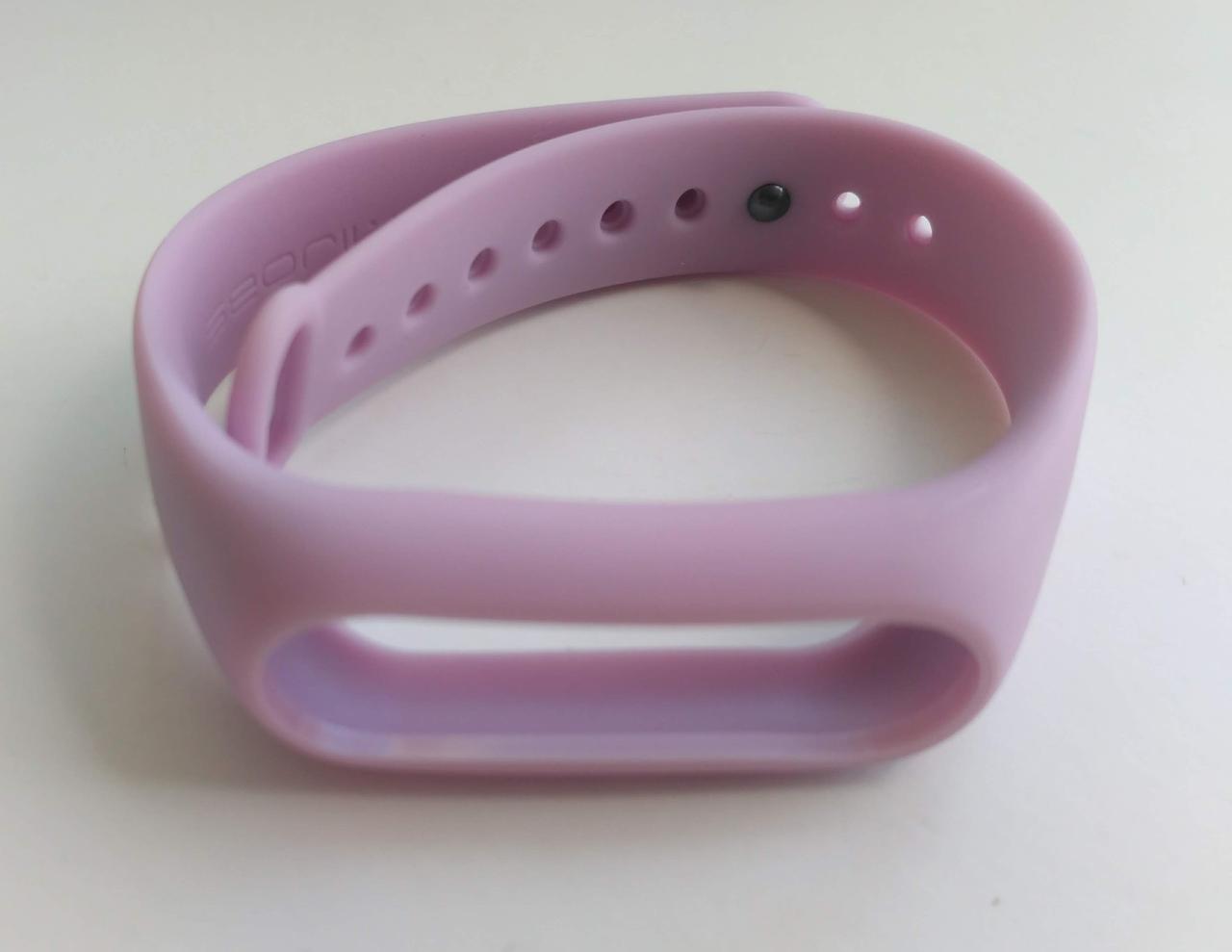 Ремінець Xiaomi Mi Band 2 MiJobs силіконовий браслет Світло-фіолетовий 1087P
