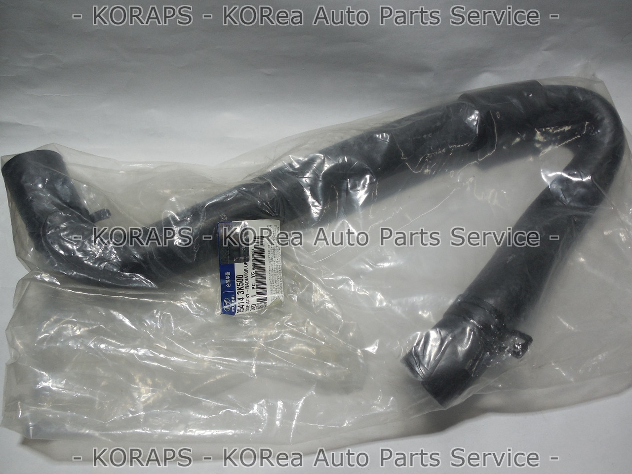 Патрубок радіатора нижній на HYUNDAI SONATA NF 04-06 OEM 25415-3K400 KAP H06HOSSD00095