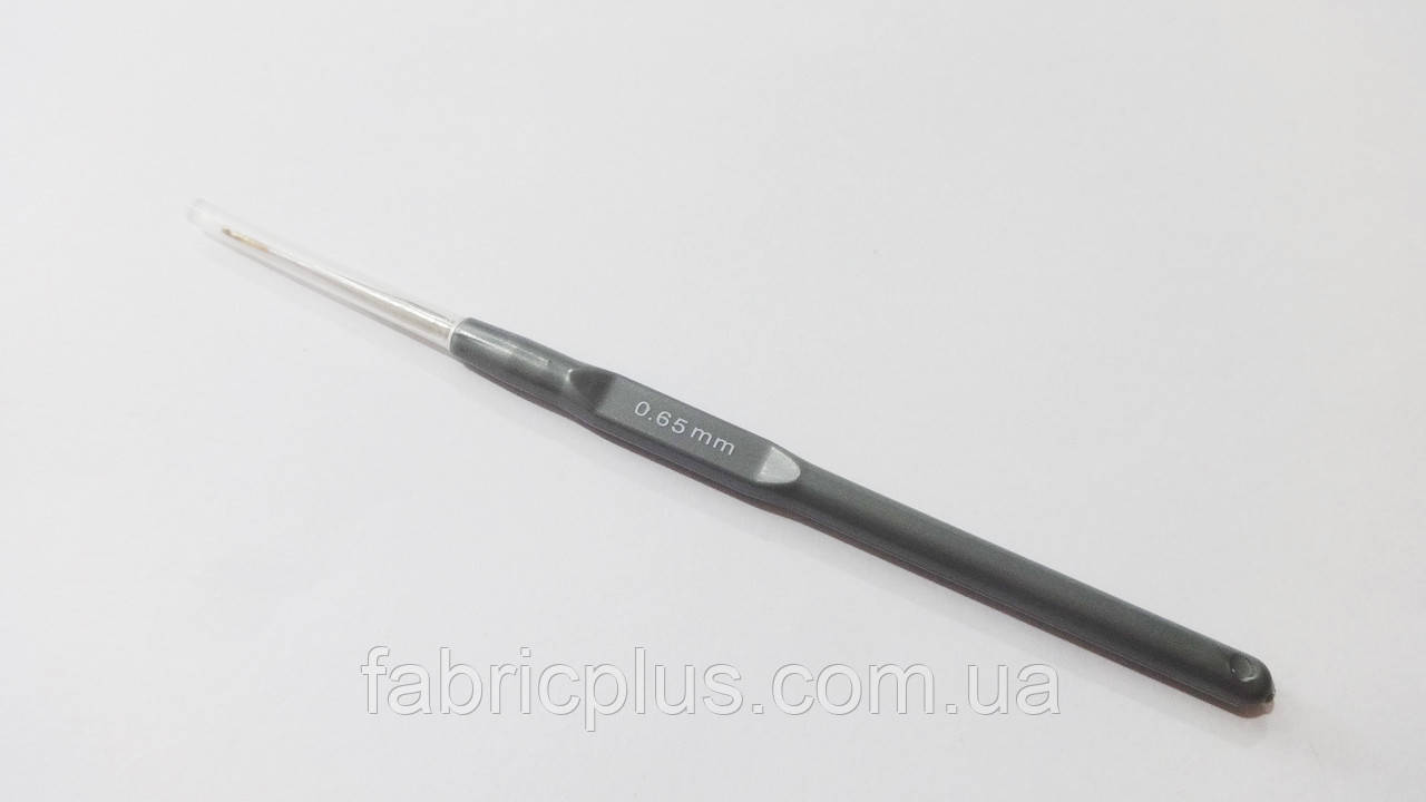 Гачок для в'язання No 0.65 мм пластикова ручка