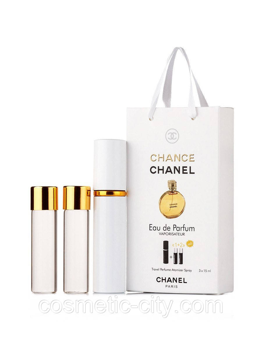Мини-парфюм Chanel Chance (Шанель Шанс), 3*15 мл - фото 1 - id-p716092298