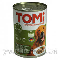 TOMi ЯГНЯ (lamb) консерви корм для собак, банка 400гр., фото 1