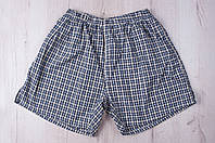 Чоловічі шорти в клітинку великого розміру (Льон)