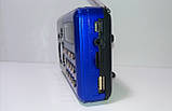 Радіоприймач RRedSun RS-099U, FM 87-108 Mhz, USB/microSD, mp3, акумулятор Li-Ion 800 mAh BL-5C blue, фото 4