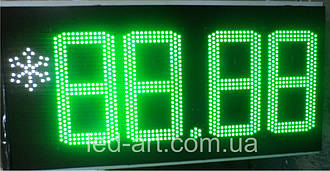 Світлодіодне табло для АЗС LED-ART-Stela-340-919+, цінової модуль для АЗС