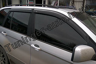 Дефлектори вікон (вітровики) BMW Х5 (E53) 2000-2006 (Hic)