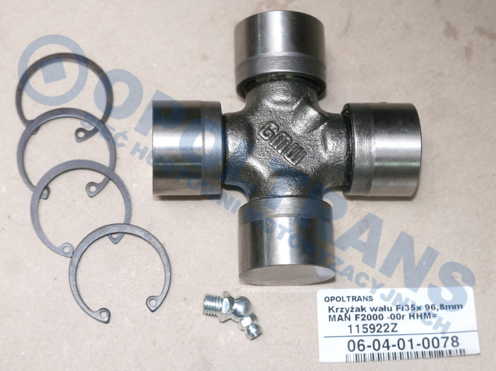 Хрестовина карданного вала MAN HHM 81392006017 35*96,8, фото 1