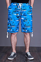 Чоловічі бриджі (плащівка), світло-синього кольору