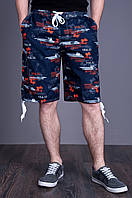 Чоловічі бриджі (плащівка),темно-синього кольору