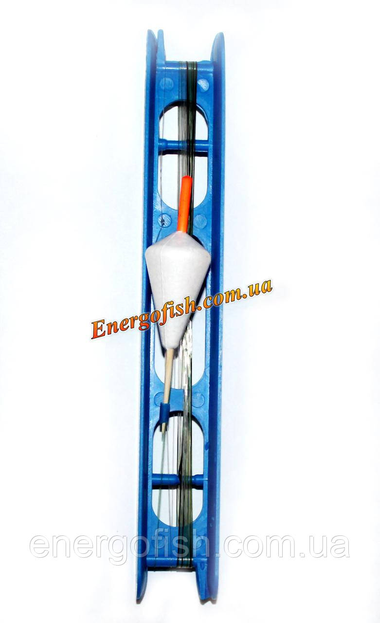 Снасть на вудку з поплавцем Підуст (Гачок, поплавок, вантаж, ліска), фото 1