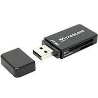 Кардридер TRANSCEND Cardreader TS-RDP5 5-in-1USB 2.0 Black