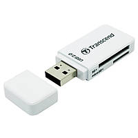 Кардрідер TRANSCEND Cardreader TS-RDP5 5-in-1USB 2.0 White