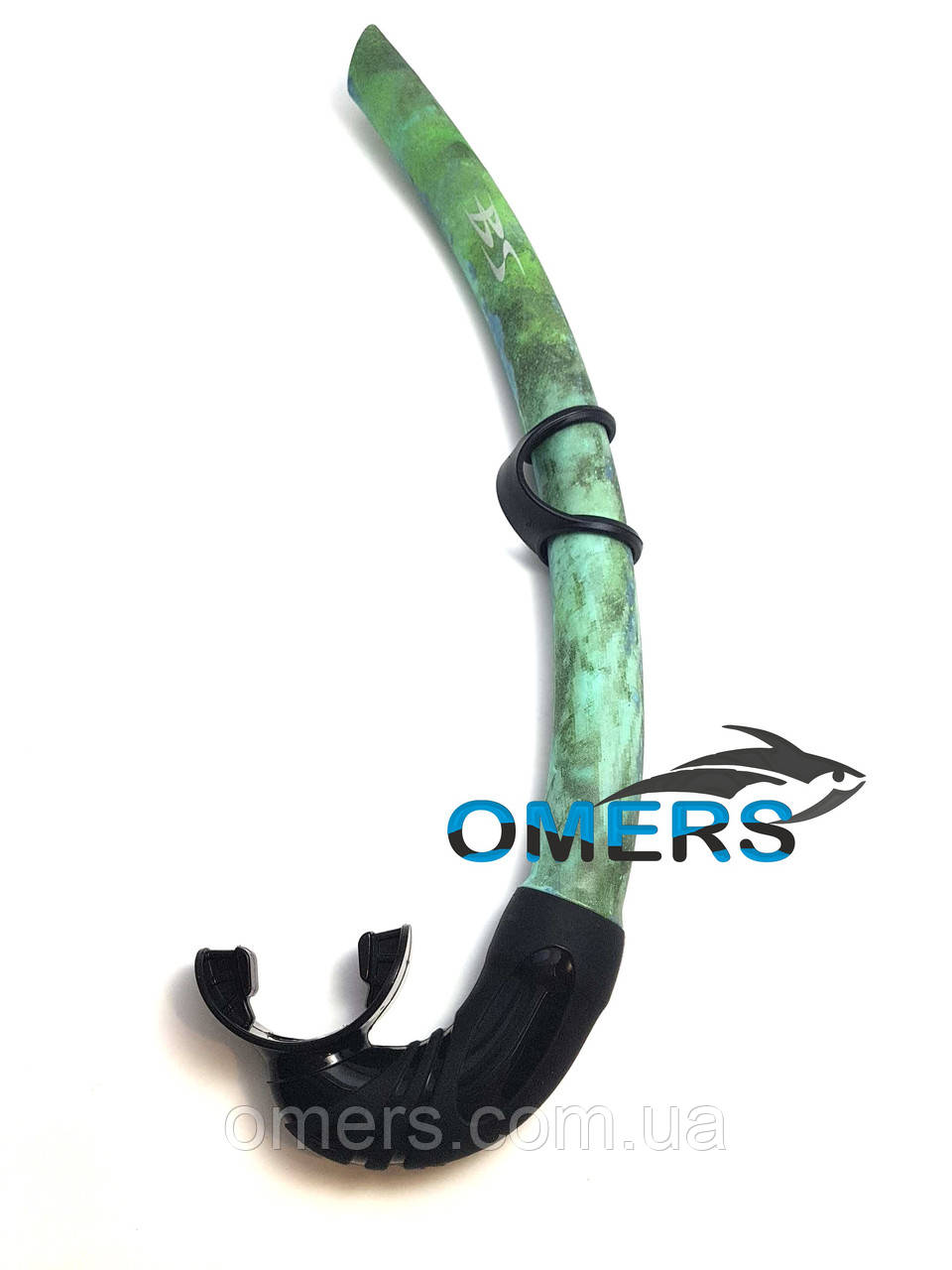 Трубка Bs Diver FLEXA Green Soft для підводного полювання
