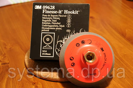 3М™ 09628 Hookit™ - Оправка для фетрових полірувальних кругів 125 мм, М14, фото 3